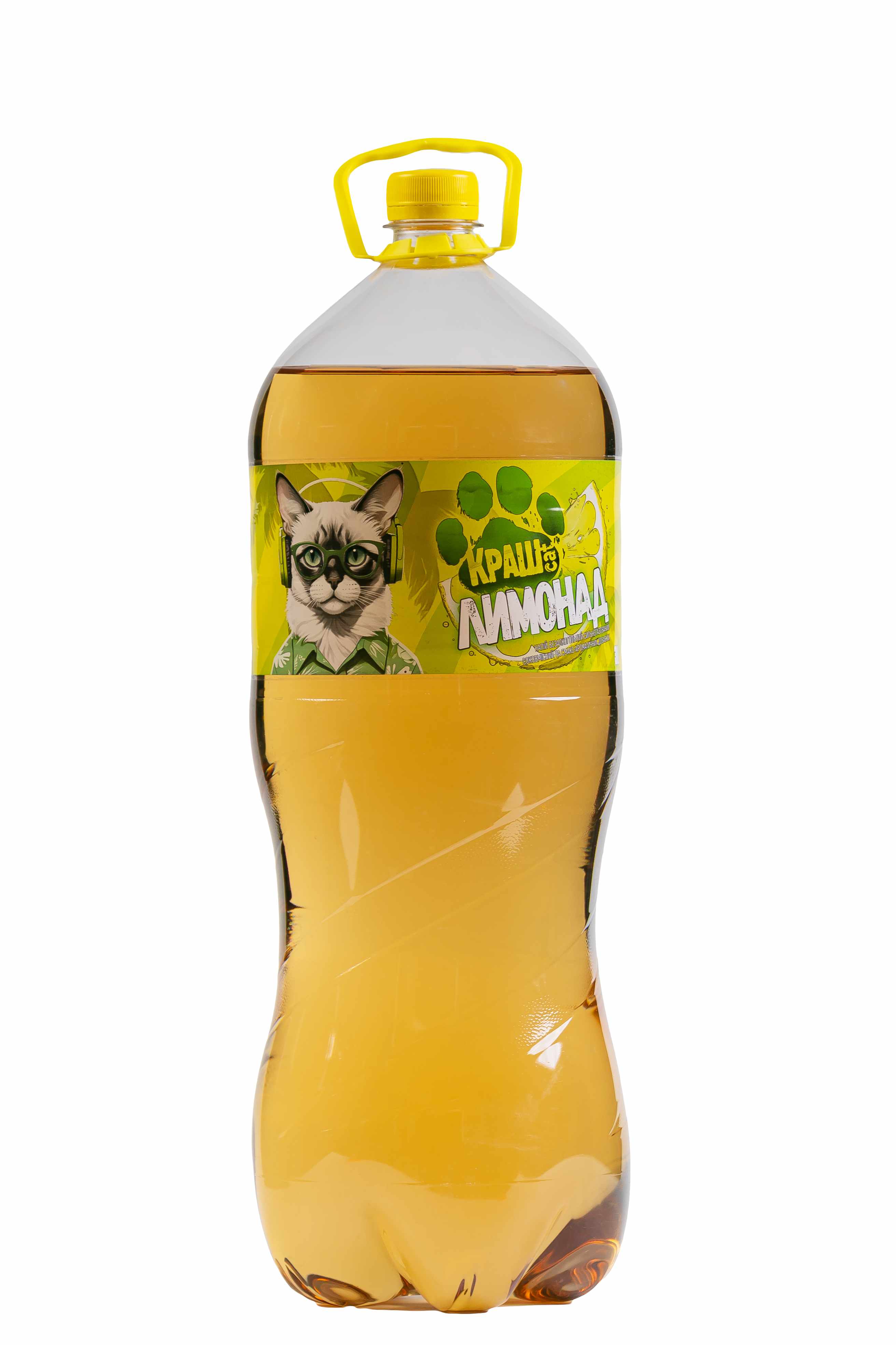 Вода солодка Краш cat 3л "Лимонад"